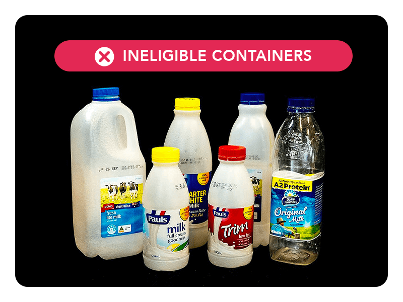 What containers are eligible