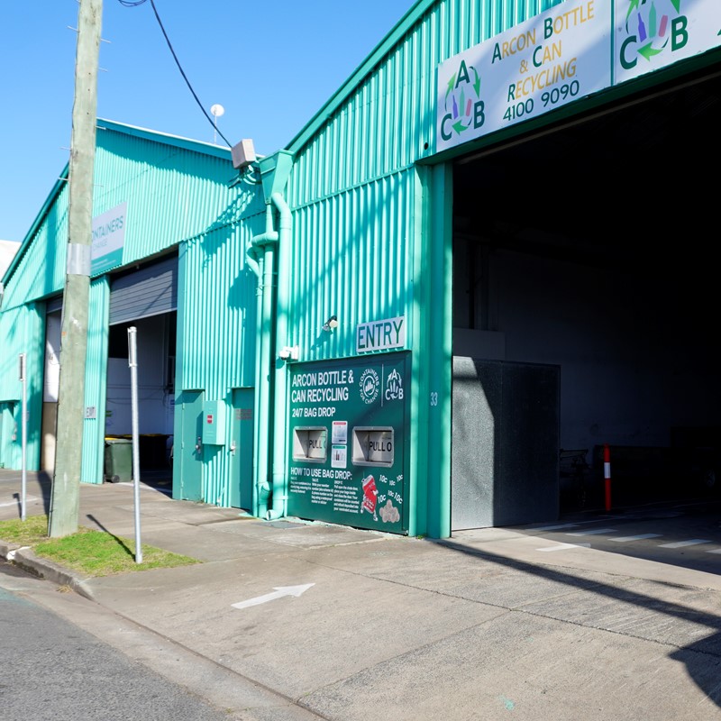 Outside view of ABC Recycling warehouse
